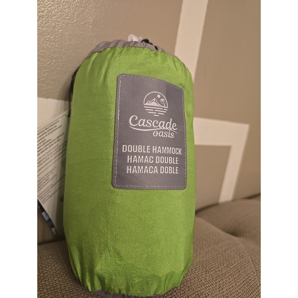 Cascade Oasis Double Hammock Green